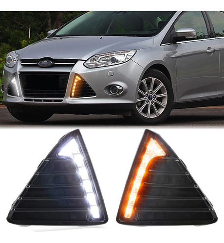 Led Drl Para Ford Focus 2012 2013 2014 Diurna Correr Luz Nie