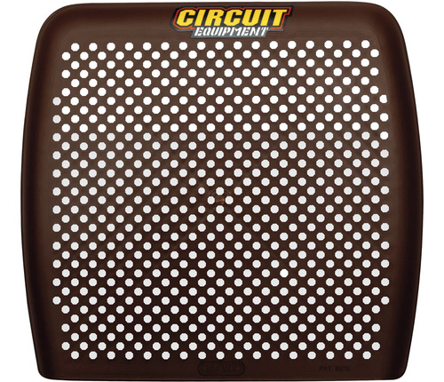 Placa Portanumero Universal Moto Holeshot Marron Circuit