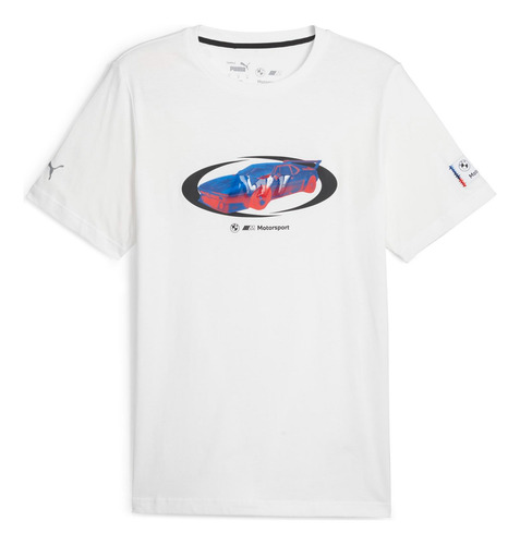 Playera Para Mujer Con Estampado En Color Blanco Puma