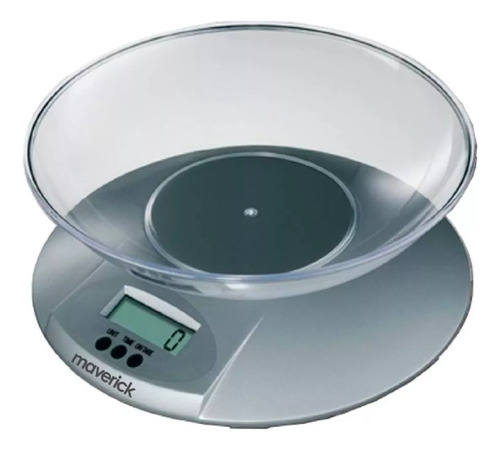 Balanza De Cocina Con Bowl Maverick Bkdv01 Color Gris