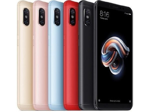 Imagem 1 de 9 de Celular Xiaomi Mi Redmi Note 5 3gb 32gb Dual Global Azul