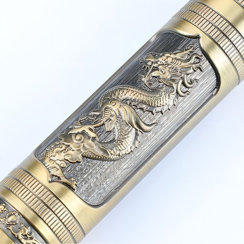 KM Maquina Acabamento Recarregável Detalhe Cabelo Barba Sem Fio Dourado 127/220V