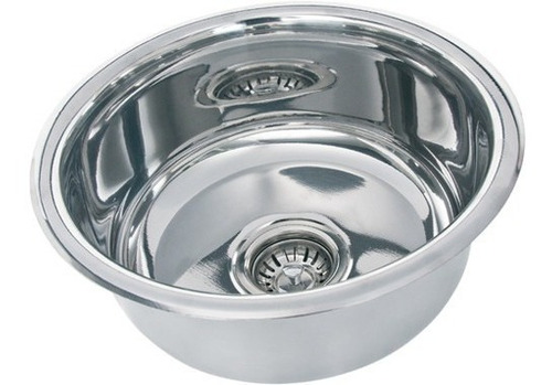 Cuba Inox Redonda 38cm Inox 304 C/ Valvula