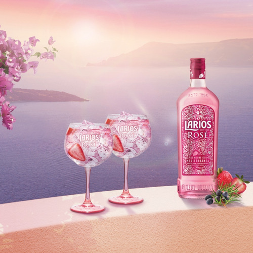 Ginebra Mediterránea Larios Rosé 700ml Destilado Premium