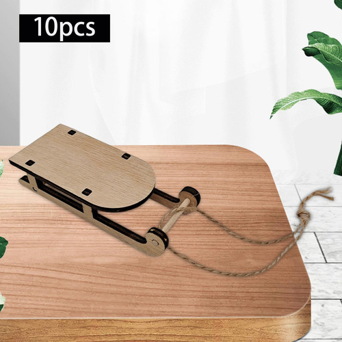 Jjzs Trineos De Madera En Miniatura Mini Vintage Hechos A
