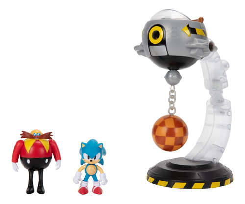 Sonic The Hedgehog Egg Mobile Battle Set Con Sonic & Dr. Egg