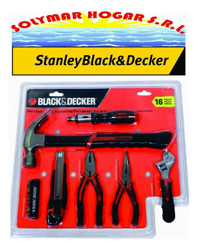 Juego De Herramientas Black&decker 16 Piezas Hdt51-902-la