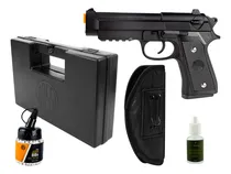 Comprar Pistola Air Soft Metal Spring Taurus Pt92 M92 + Kit Atirador