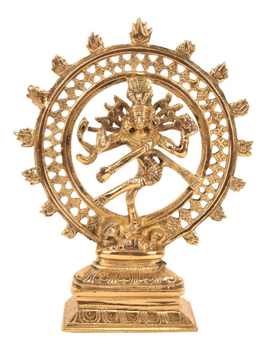 Avs Store® Shiva Natraj  Estatua Laton Fabricado India 8