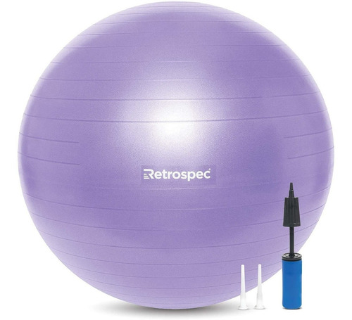 Pelota De Ejercicio Luna 65cm - C/inflador-violeta