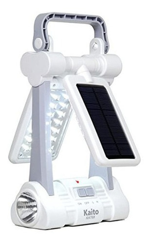 Kaito Ka768 Linterna Led Solar Recargable Y Portatil De Dob