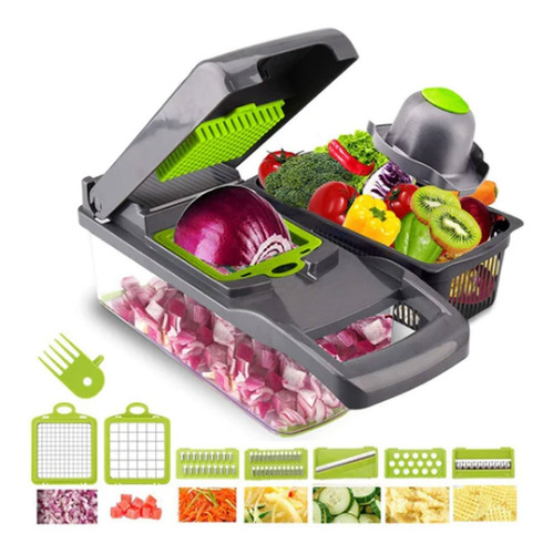 Ralador Legumes Inox Fatiador Cortador Verduras Picador