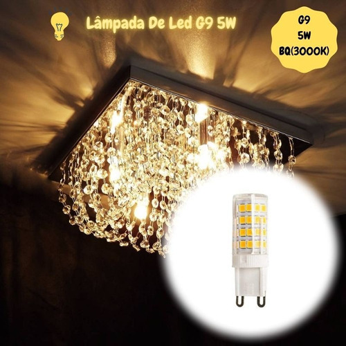 Lámpara LED Halopin Bipino G9 de 5 W