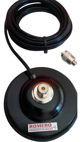 Antenna Base Magnetica Bingfu VHF UHF Per Scanner Radioamatore - BNC Maschio - 4A1-0225-B01SP