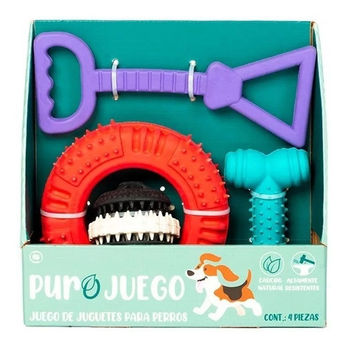 Silver Paw Set De Juguetes Puro Juego Juguetes Para Perro