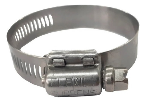 Abraçadeira Suprens Inox 22-32 Ajustável 22mm 32mm - 10 Pçs Cor Cinza