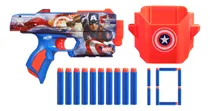 Comprar Dart Blaster Nerf Marvel Capitán América Con 10 Dardos De Él