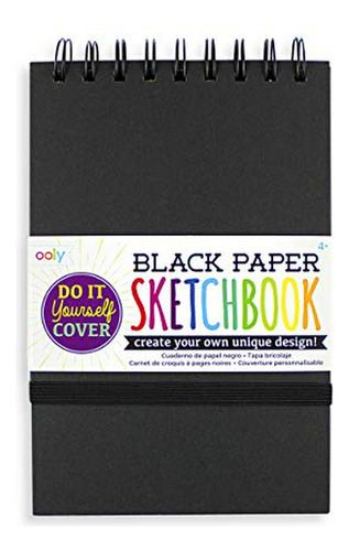 Sketchbook Negro Para Dibujar, 5 X 7.5''.