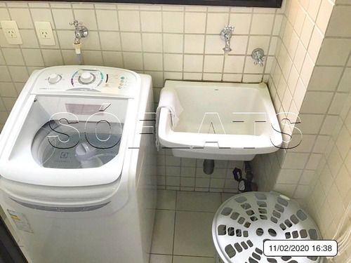 Imagem 8 de 15 de Flat Em Moema Para Locação, Prox Ao Shopping Ibirapuera Mobiliado Com Serviços. Sem Fiador. - Sf31875