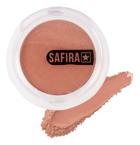 Blush Em Pó Compacto 2g Nº 02 Linha Basic Safira Cosméticos