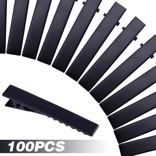 100 Pinzas De Metal Para El Cabello De Cocodrilo, Parte Supe