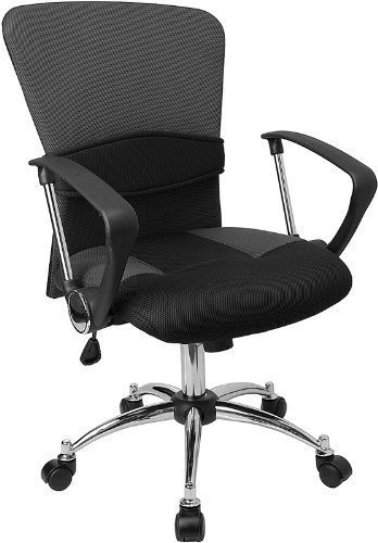 Flash Furniture Midback  Silla De Trabajo Giratoria De Malla