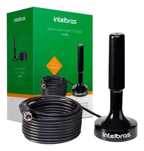 Antena Interna Ai 2031 P/tv Digital Intelbras Uhf Hdtv 4k