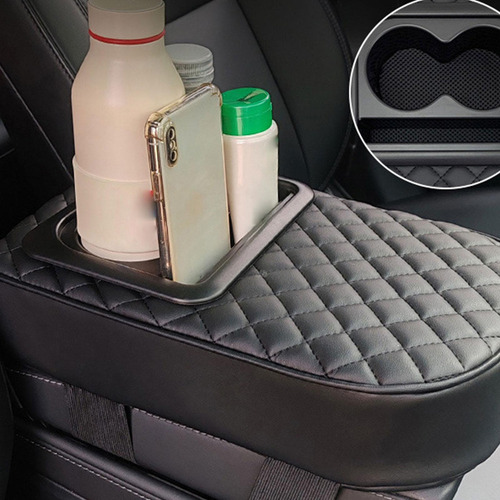 Qe1 Caja De Reposabrazos Para Coche, Alfombrilla De Soporte
