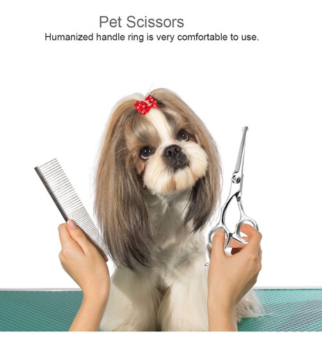 Tijeras Para Cortar El Pelo Perros Y Gatos Aseo De Mascotas