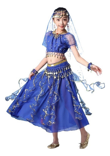 Fwefww Trajes De Danza Árabe Falda Y Top Bellydance Con