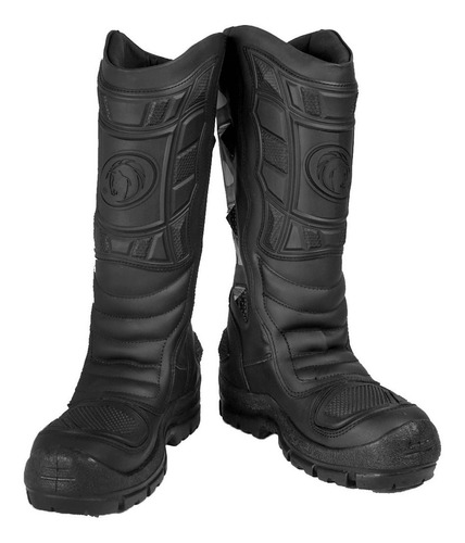 Botas Protección Caña Alta Iron Rider Whelder Cuero En Aol