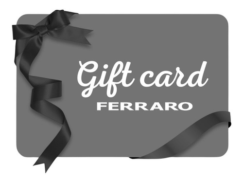 Gift Card Voucher Ferraro - Black