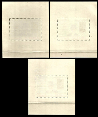 S1531 Ajman State Emirados 1969 3 Blocos Olimpíadas 1972