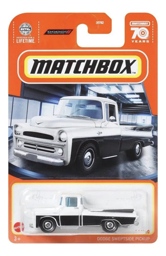 Matchbox Dodge Sweptside Pickup 14/100 (negro/blanco)