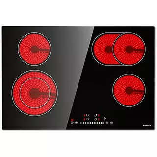 Electric Cooktop 30 Inch, Built-in Electric Cooktop 4 B...