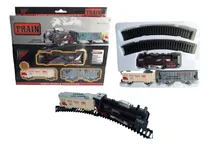 Comprar Tren Locomotora Con Luz + 2 Vagones + Vías Completo Sale Ya