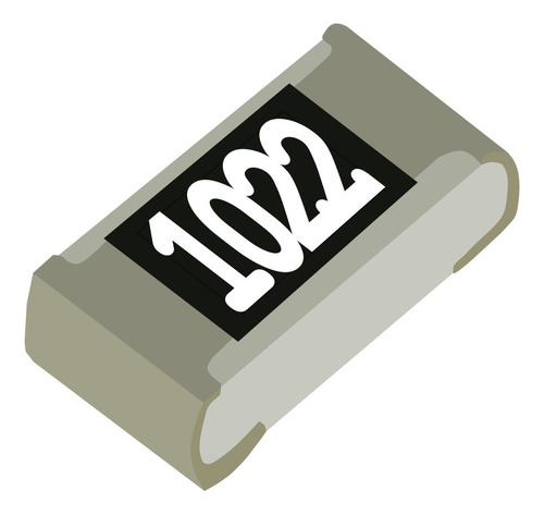 Kit 1000 Resistores De Precisão 10,2k 1% 1/8w Smd 0603 10k2