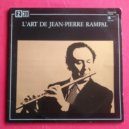 Harmonia Mundi France 2 Lp No Cd L'art De Jean Pierre Rampal