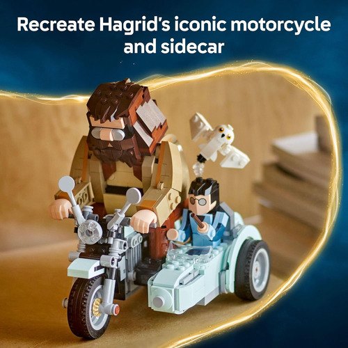 Lego Harry Potter Hagrid & Harry's Motorride Buildi...