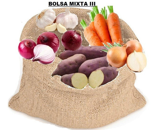 Bolsa Mixta Iii (ajo+cebolla+batata+zanahoria+ Cebolla Col.)