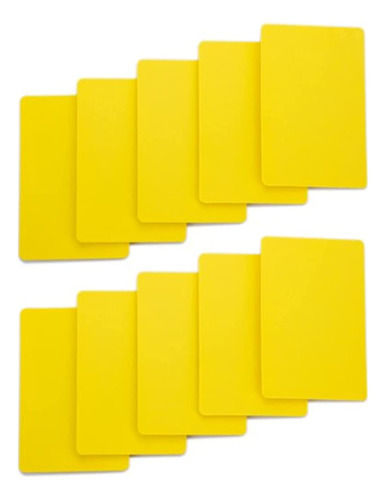 Brybelly Lote De 10 Tarjetas De Corte Tamaño Puente (amarill