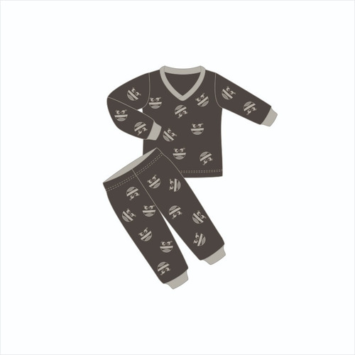 Molde Digital Modelagem Para Pijama Infantil De Inverno