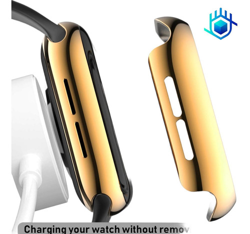 Imagen 5 de 10 de Funda Premium Con Mica Para Apple Watch Protector Case Mujer