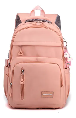 Mochila Casual De Nylon Grande Capacidade Feminina