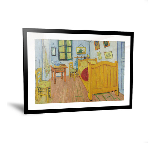 Cuadros Van Gogh El Cuarto Vincent Dormitorio En Arles 35x50