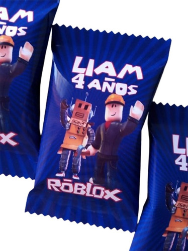 Candy Bar Personalizado Roblox Para 10 Niños