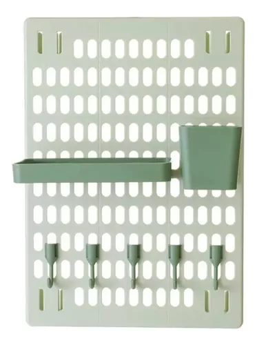 Tablero Panel Perforado Pared Organizador Kit Combinado De Tablero