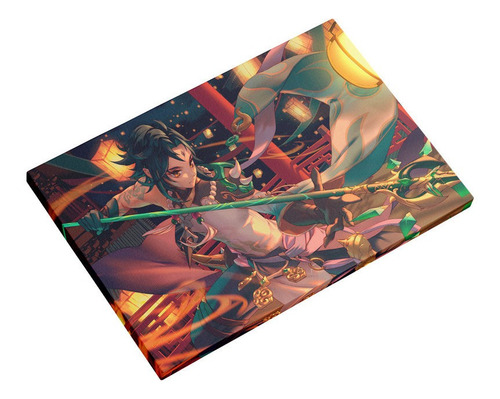 Cuadro Anime Chica Xiao De Genshin Impact 30x20
