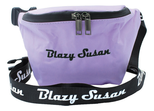 Cangurera Blazy Susan Blazy Brands Color Lila Diseño De La Tela Liso