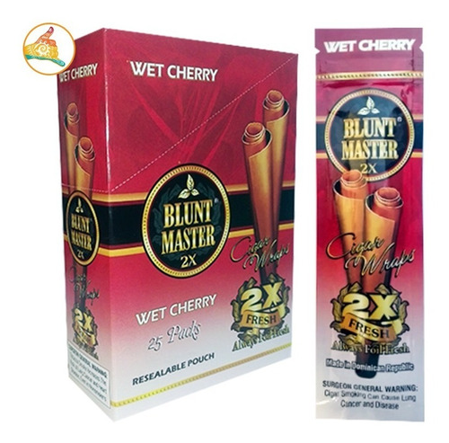 Papelillo Blunt Master Wet Cherry Caja De 25